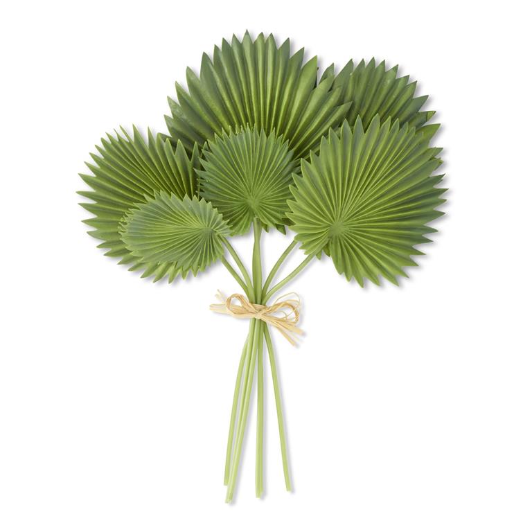 16 Inch Real Touch Fan Palm Leaf Bundle (6 Stems) – REVIVED Furniture And  Home Decor
