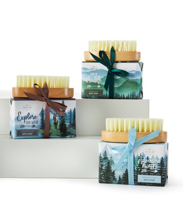 Bath Soap & Nail Brush Gift Set