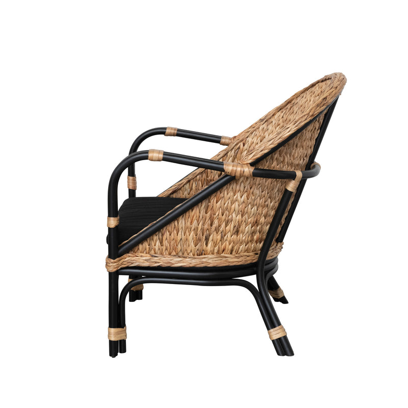 HandWoven Rattan & Water Hyacinth Arm Chair REVIVED Furniture And