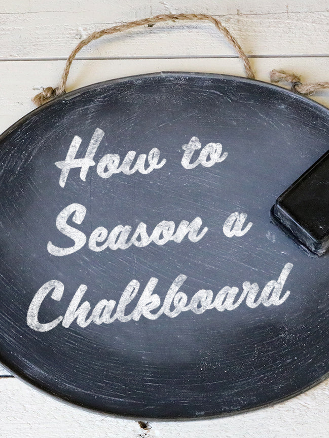 How to Season a Chalkboard
