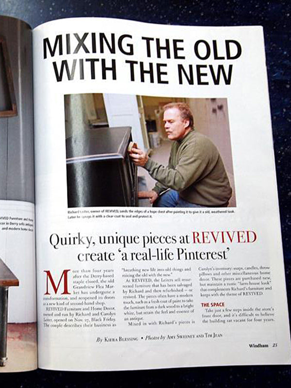 Revived Featured in Windham Magazine