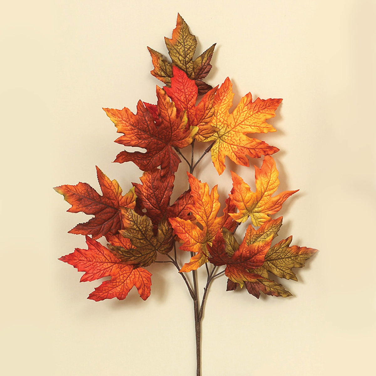 30" Mixed Color Maple Leaf Stem