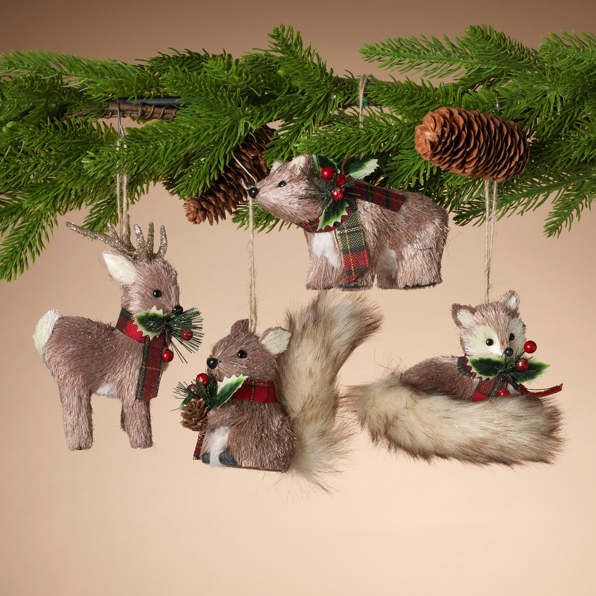 5.5"H Holiday Figurine Ornament