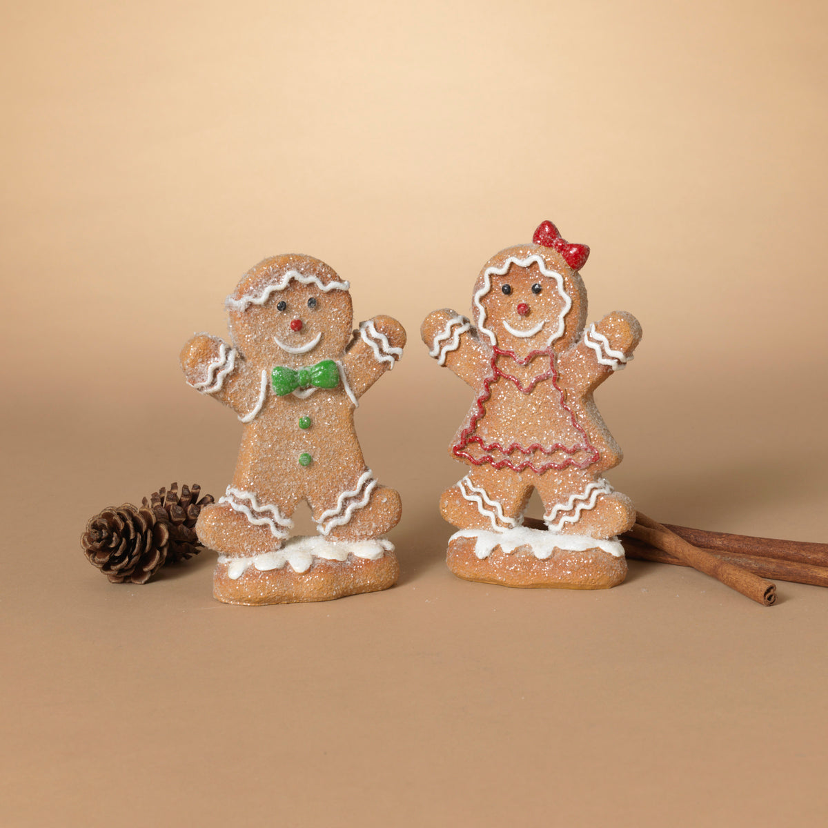 5.9"H Resin Gingerbread Figurine