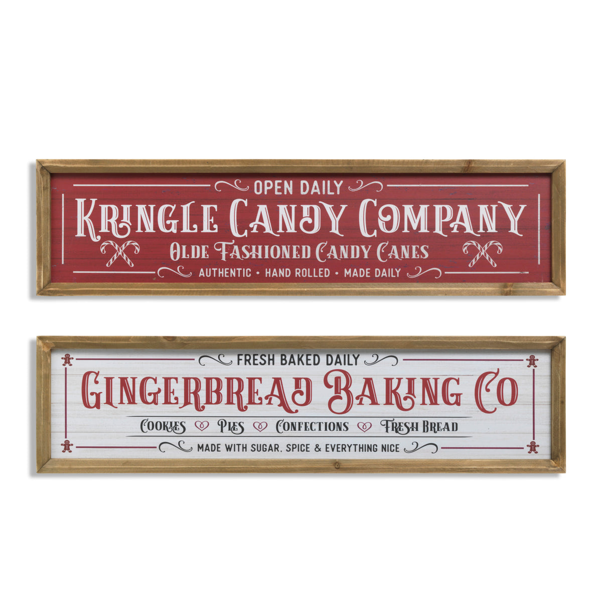 31.5"L Wood Holiday Sign