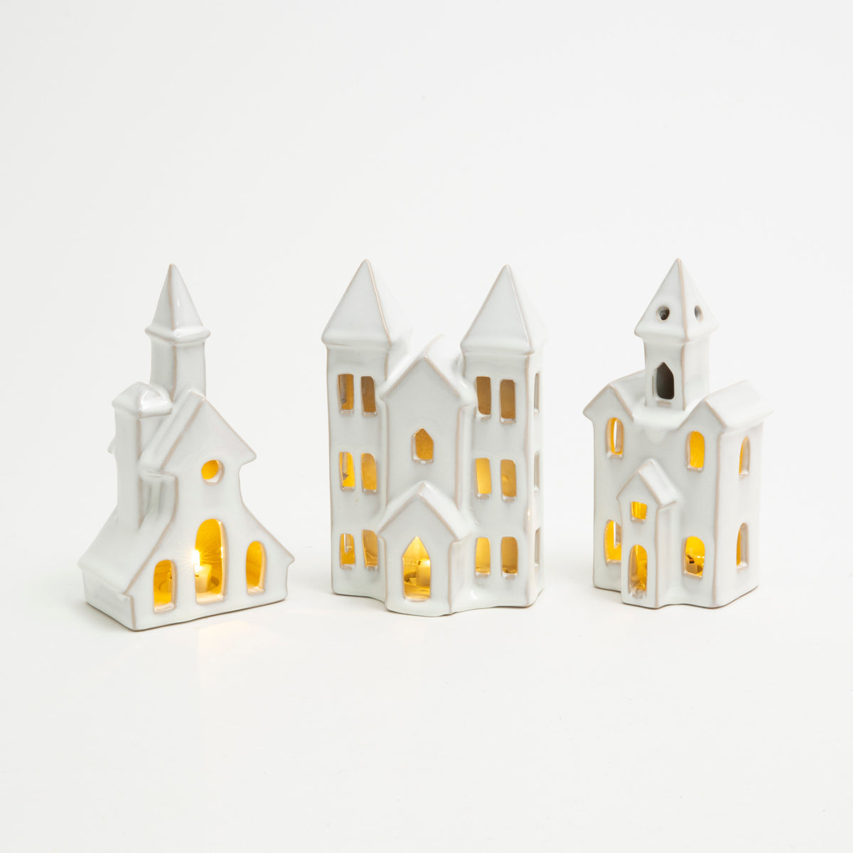 Ceramic Lighted House