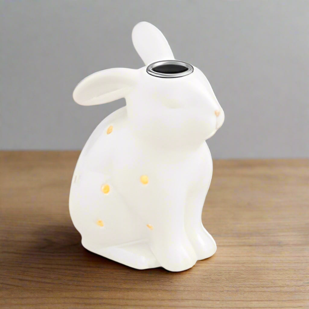 Lg Led Bunny Taper Holder