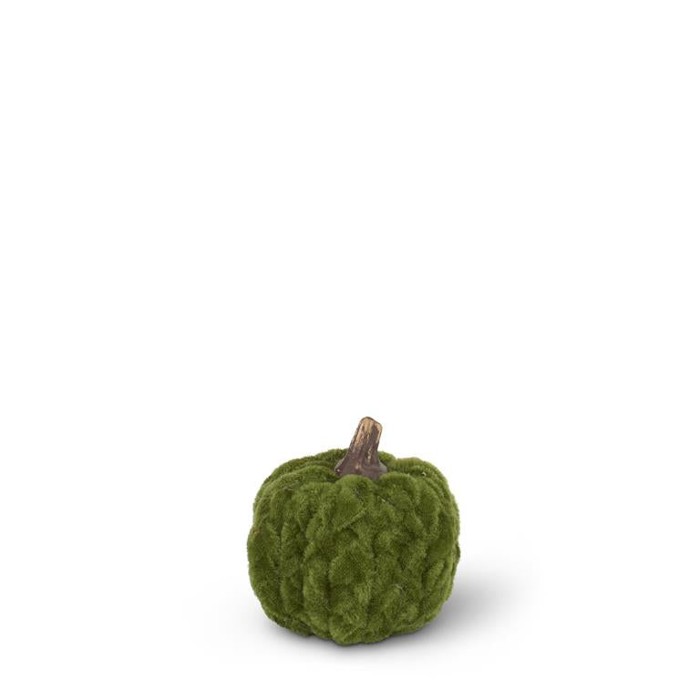 2.75 Inch Green Braided Filler Pumpkin