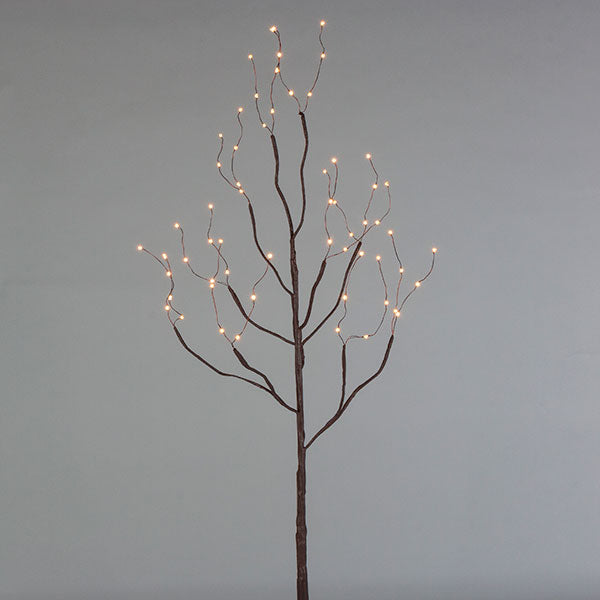 39" Matte Brown LED Branch