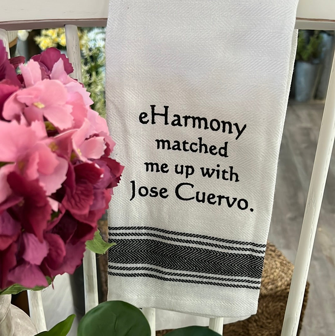 e-Harmony matched me up with Jose Cuervo