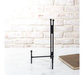 10.25" BLACK STRAIGHT BACK EASEL