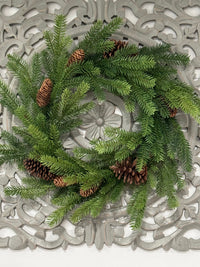 24"D Nature Pine Wreath