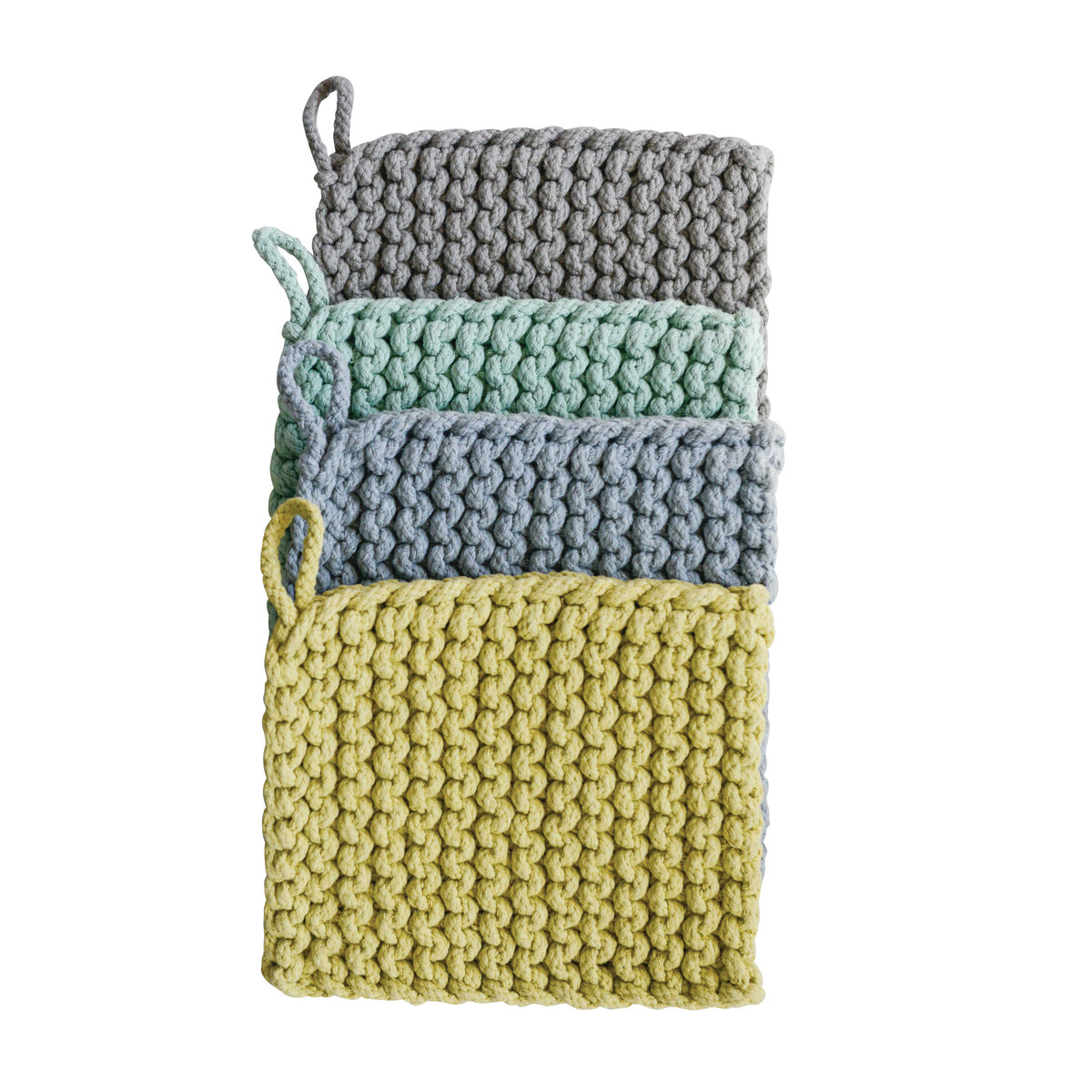 Cotton Crocheted Pot Holder