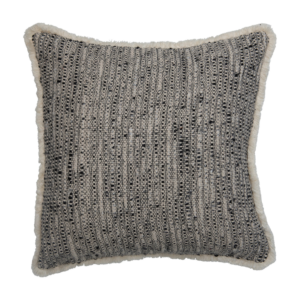 20" Woven Cotton Pillow