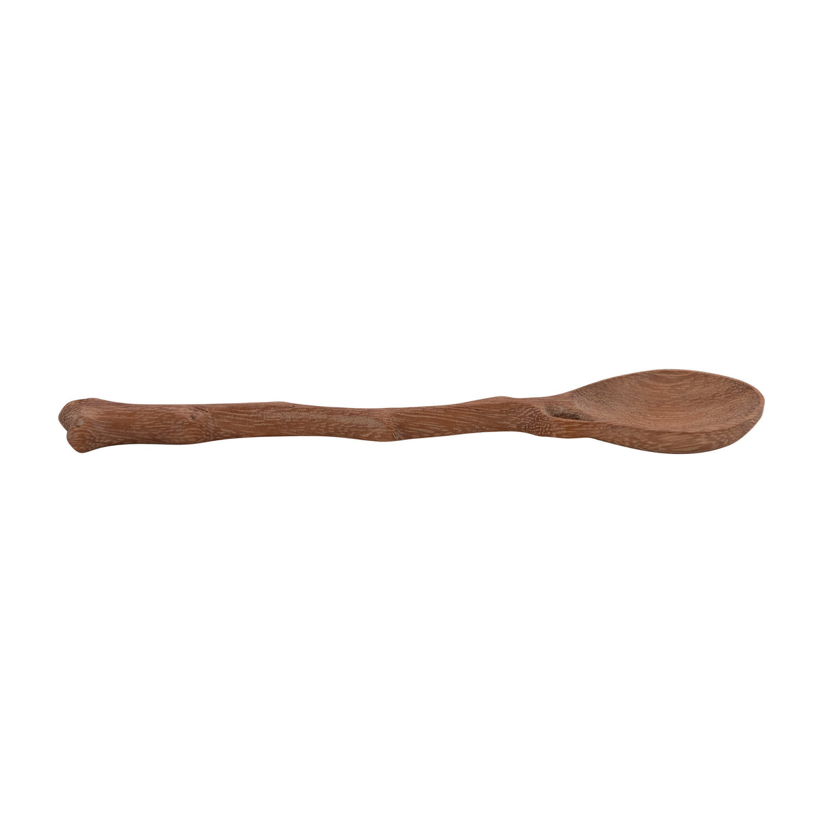 Hand-Carved Doussie Wood Spoon w/Two Shaped Handles