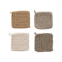 Cotton Crocheted Pot Holders
