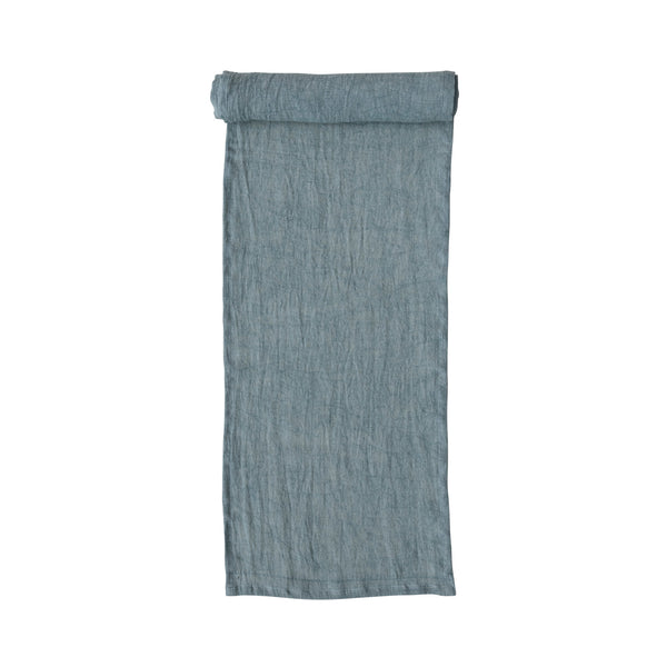 Stonewashed Linen Table Runner