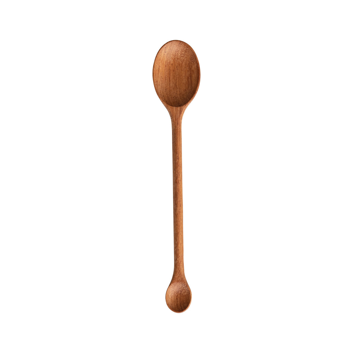 9"L Hand-carved two-sided Doussie Wood Spoon