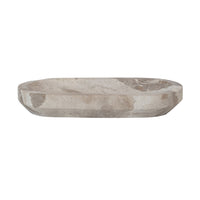 Marble Dish, Buff Color (Each One Will Vary)