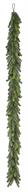 SOFT-TOUCH NOBLE PINE GARLAND WITH CONES, 6', PE, GREEN