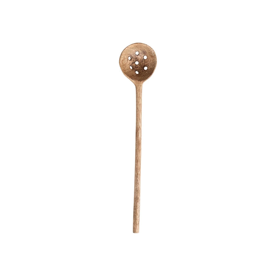 Mango Wood Olive Spoon, Natural