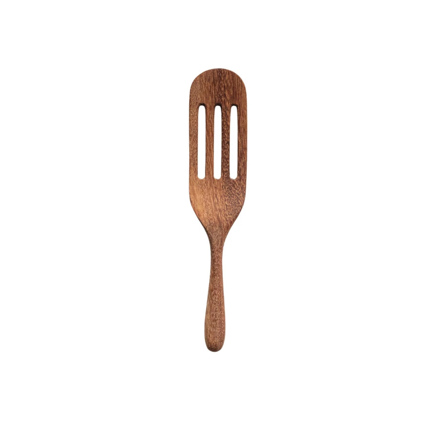 Carved Doussie Wood Spatula, Natural