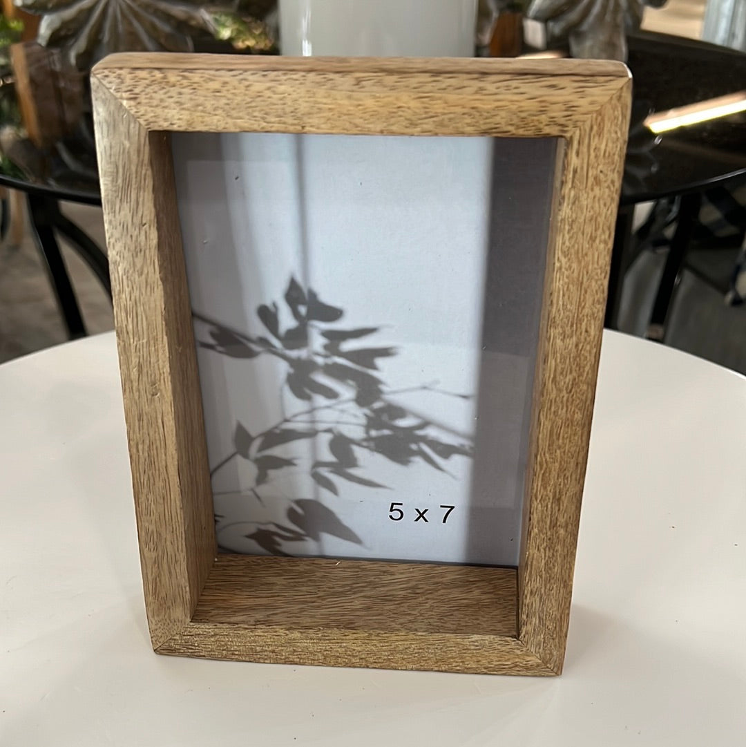 5x7 Standing Wood Frame