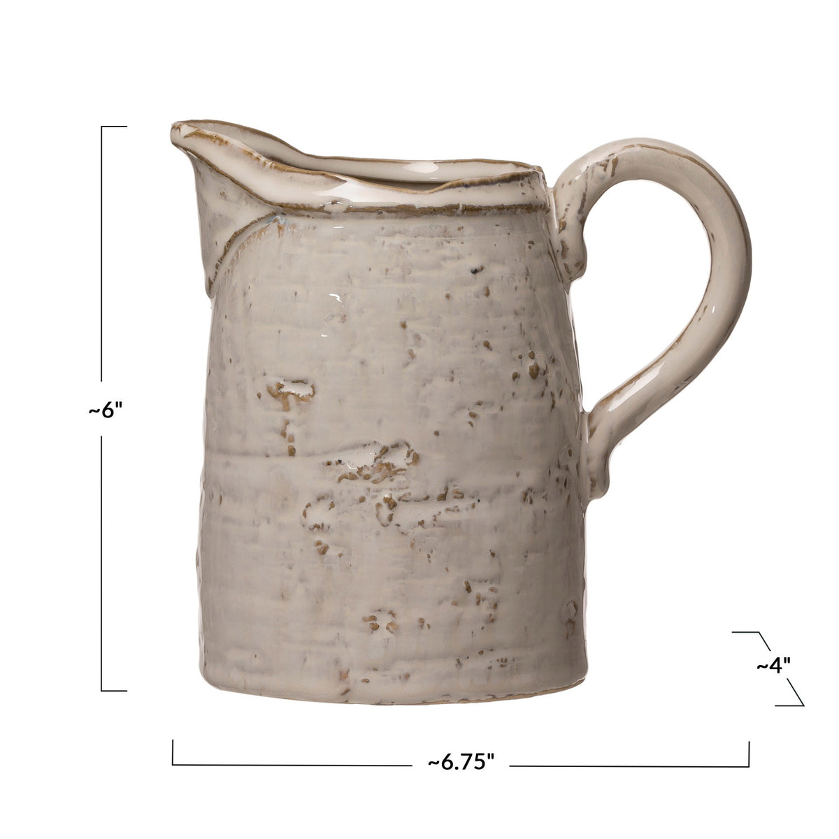 stoneware creamer 