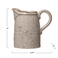 stoneware creamer 