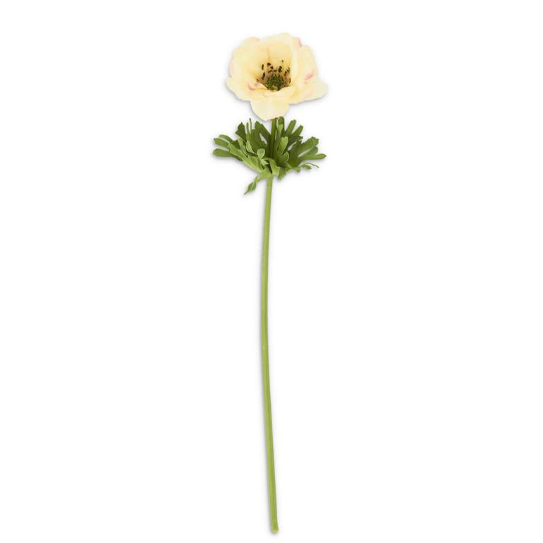 17.5 Inch Yellow Real Touch Buttercup Wildflower