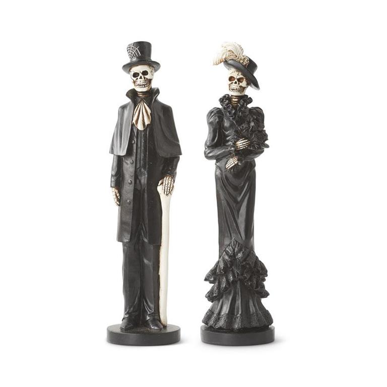 Victorian Skeleton figurine on Base