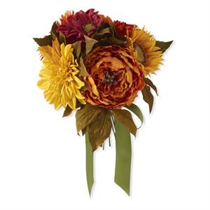 16 Inch Fall Peony Dahlia & Sunflower Bundle