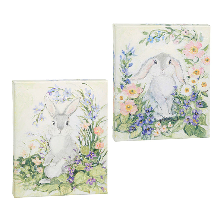 10" SPRING BUNNY WALL ART ASSORTED
