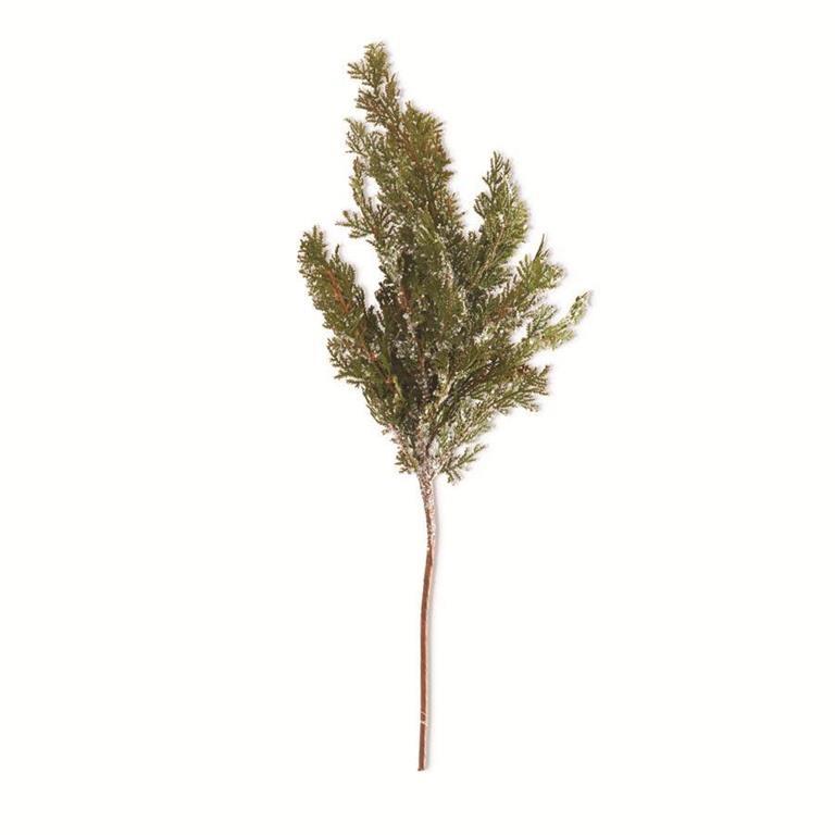 30 Inch Soft Snowy Cypress w/Small Pinecones