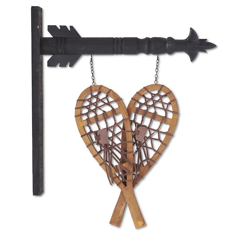 15.75" Pair of Decorative Snowshoes Arrow Replacement