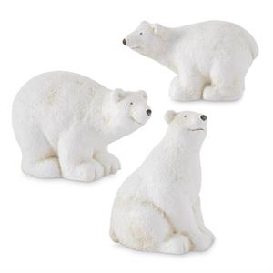 Snowy Glittered Polar Bears-2