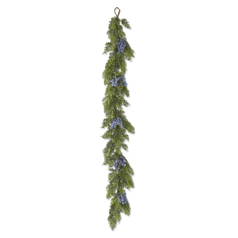 60 Inch Cedar & Blueberry Garland