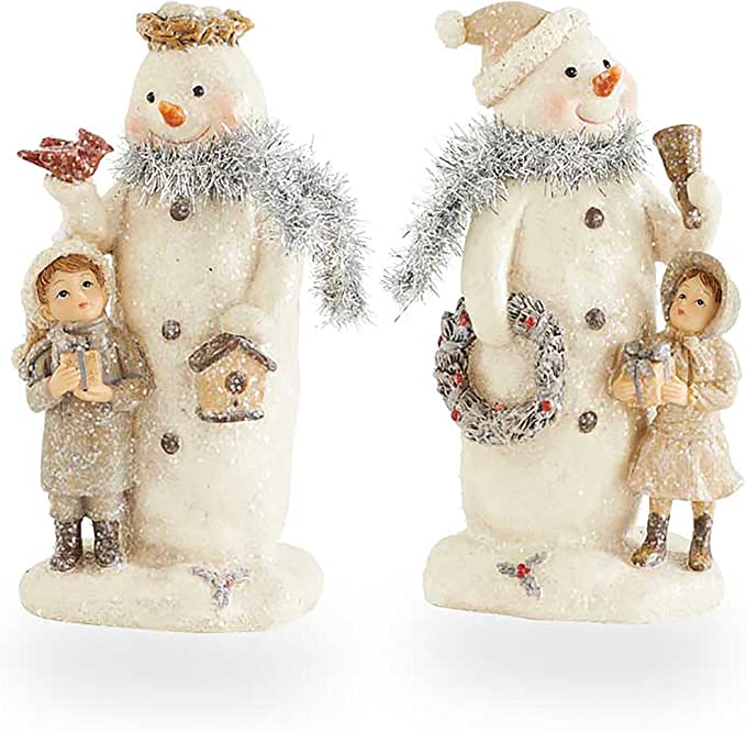 7.5" VINTAGE SNOWMEN