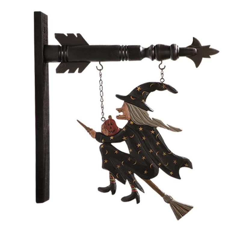 2 Inch Witch on Broomstick Arrow Replacement