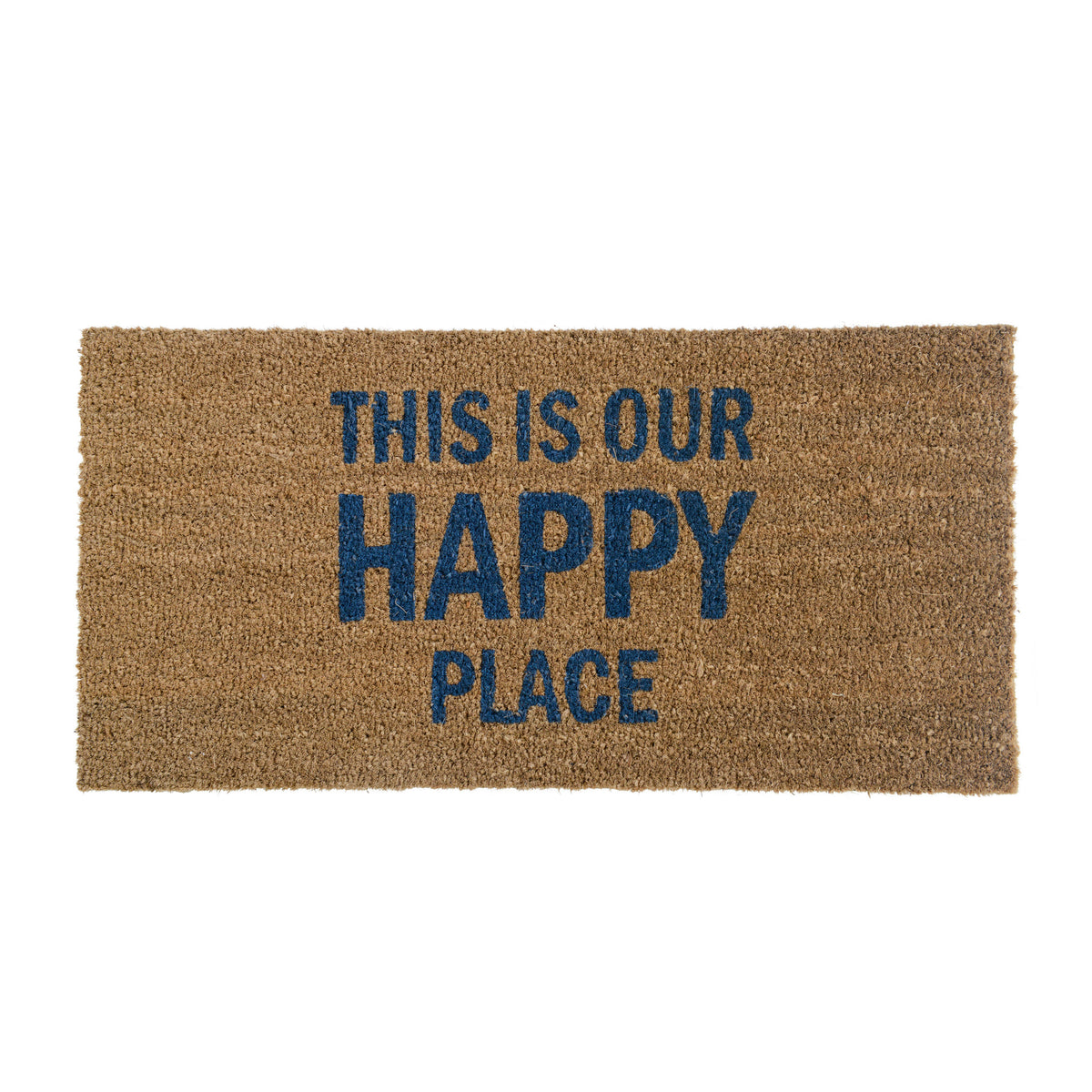 This is Our Happy Place Coir Doormat