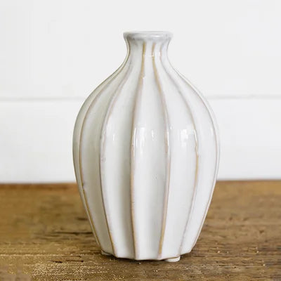 6" SAND STRIPE VASE