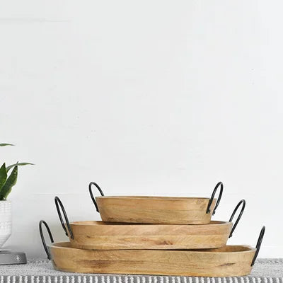 Med Mango Wood Tray