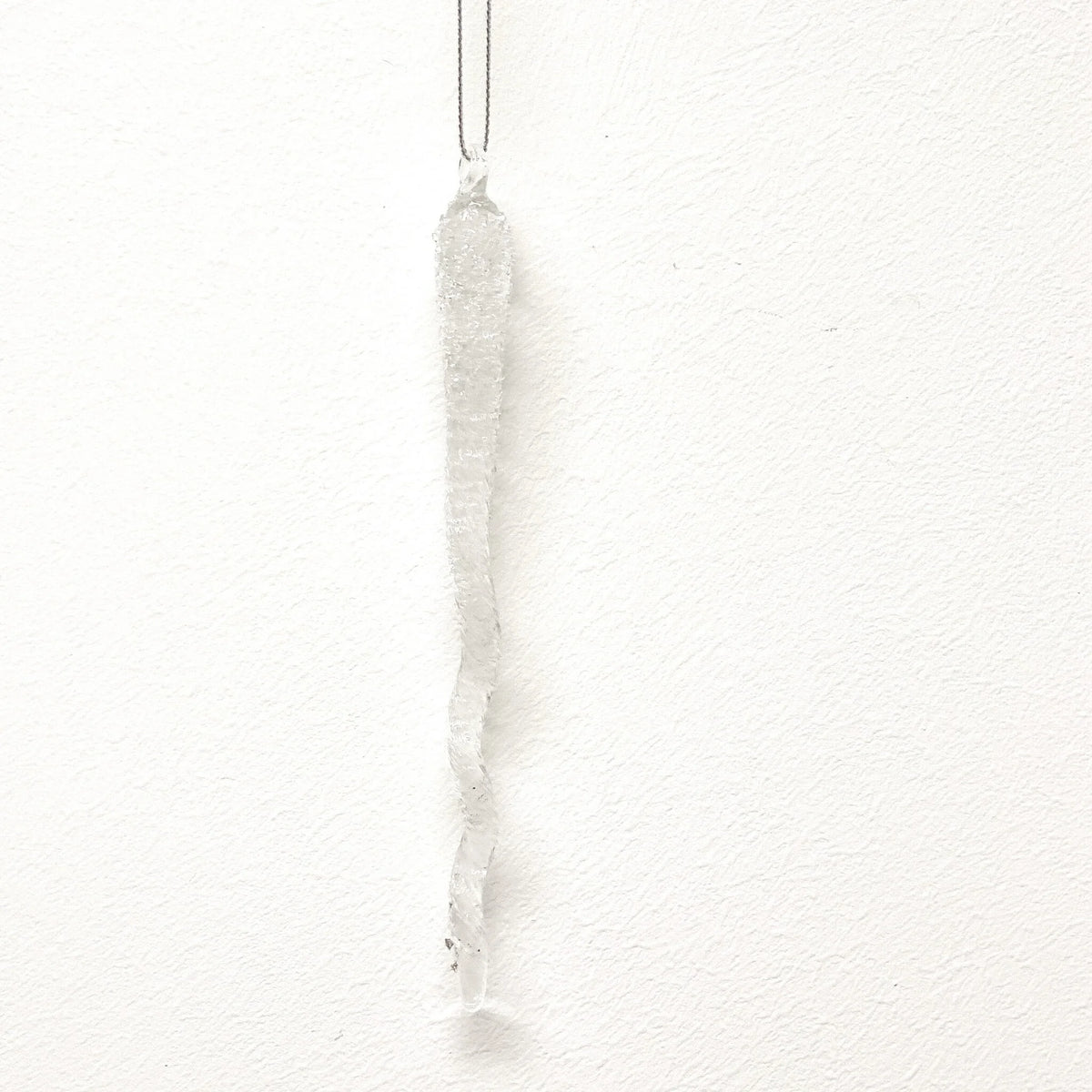 6.1' GLASS ICICLE  ORNAMENT